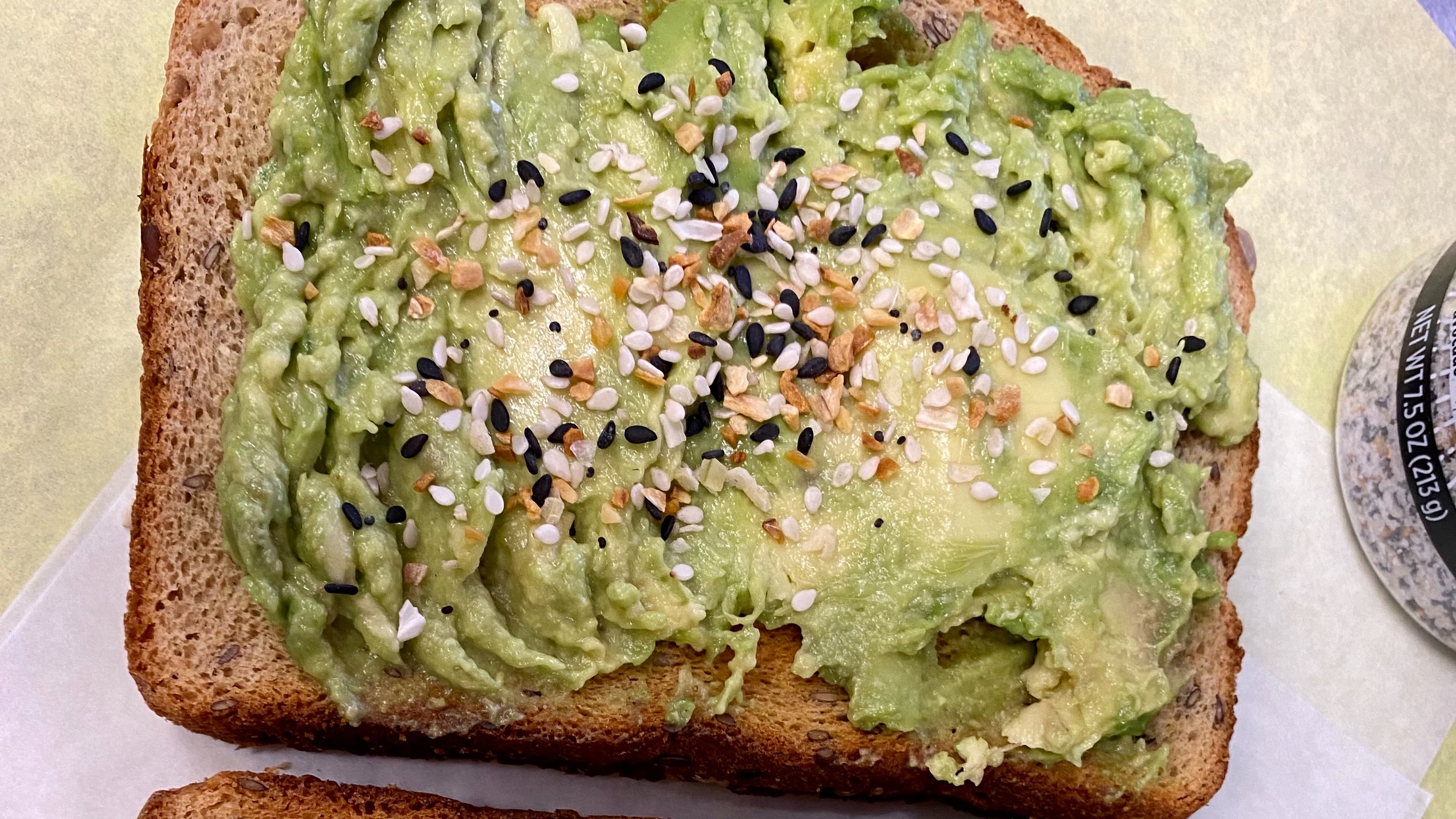 Order Avocado Toast (2) Slices food online from New Brew Cafe store, North Highlands on bringmethat.com