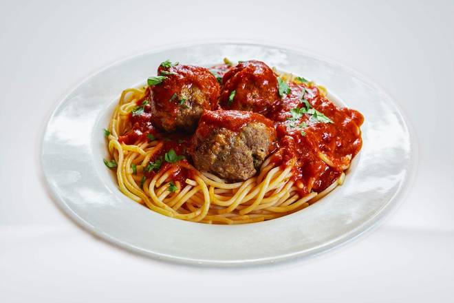 Order SPAGHETTI & HANDMADE MEATBALLS food online from Johnny Carino's store, Sioux Falls on bringmethat.com