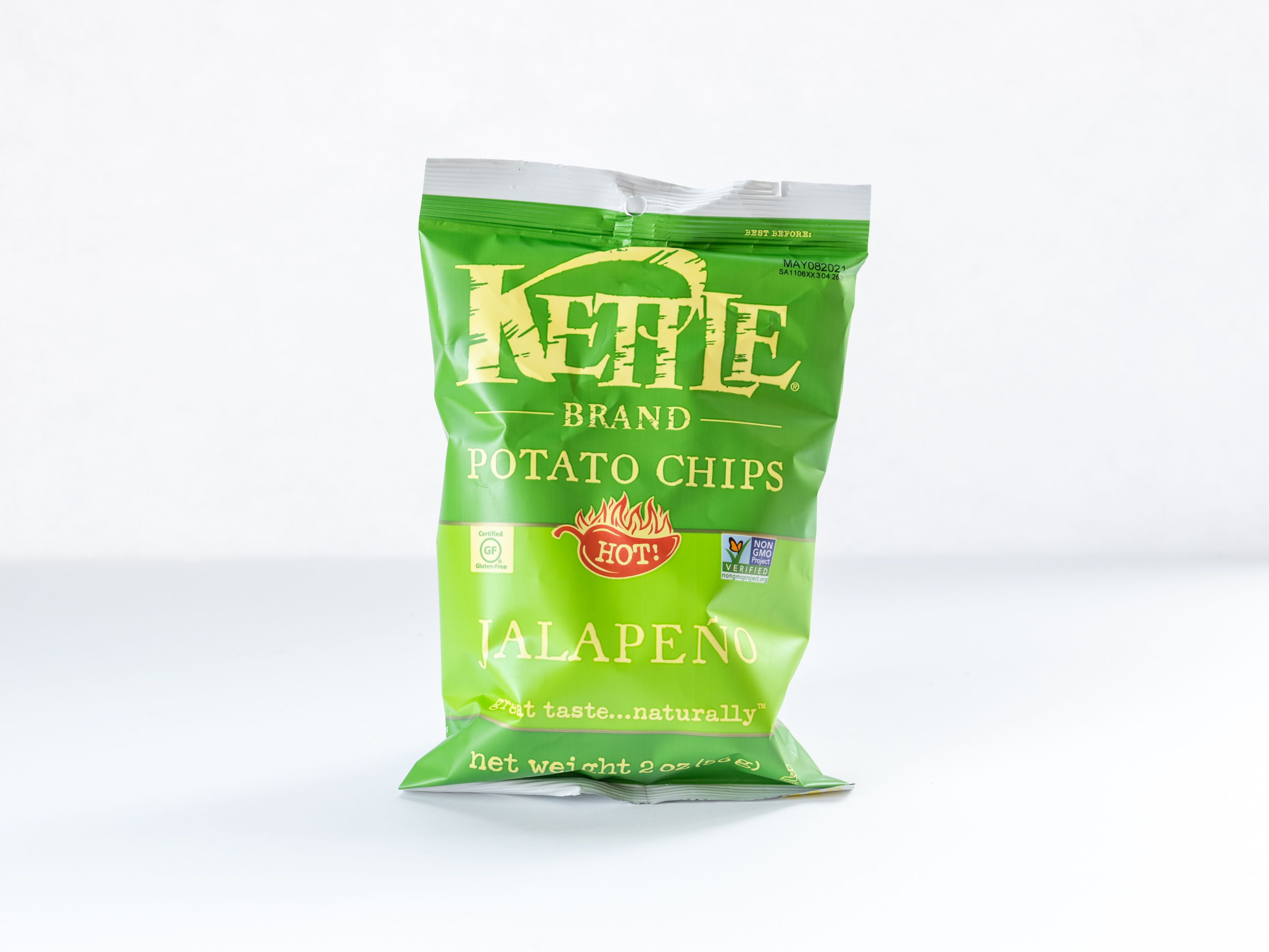 Order Kettle Chips Jalapeno 2 oz. food online from Loop store, El Sobrante on bringmethat.com