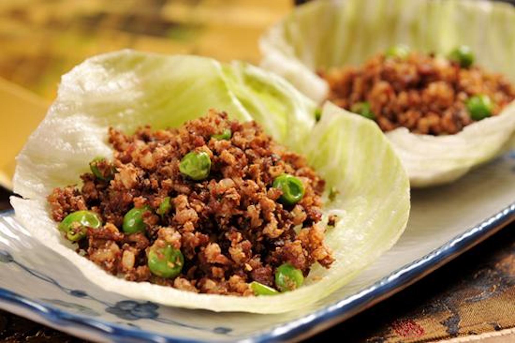 Order Minced Pork with Lettuce 生菜包鸽鬆  food online from Full House Seafood Restaurant store, Arcadia on bringmethat.com