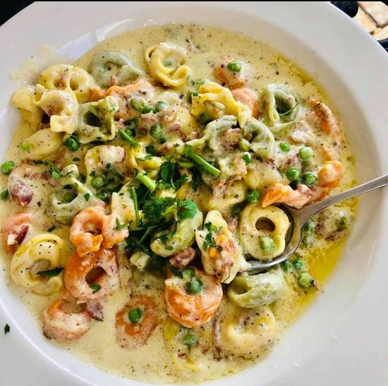 Order Cheese Tortellini Carbonara food online from Lakeview Restaurant store, Coventry on bringmethat.com