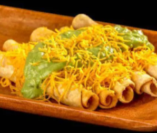 Order 5 Rolled Tacos Cheese and Guacamole food online from Filiberto Mexican Restaurant store, Surprise on bringmethat.com
