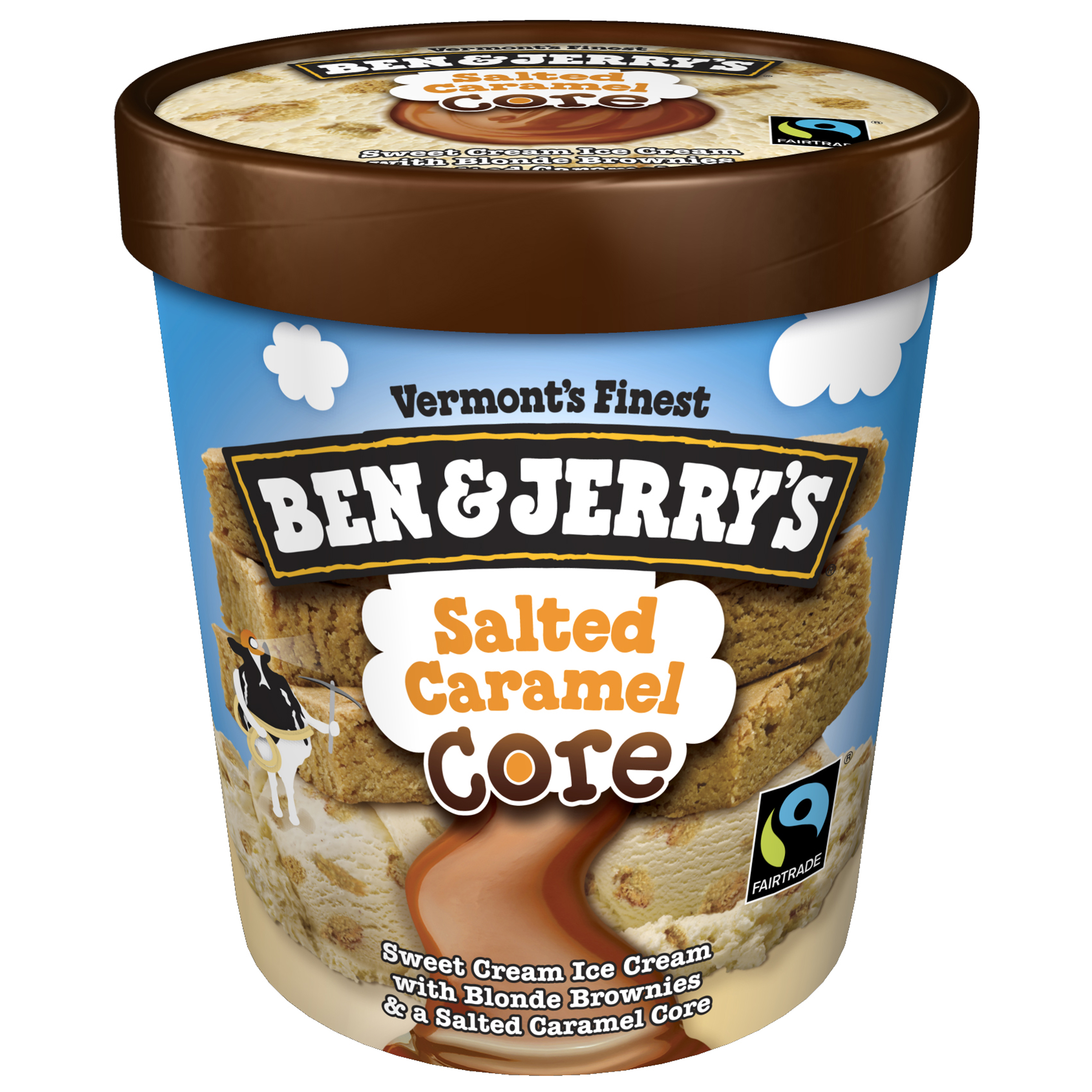 Order Ben & Jerry's Ice Cream Salted Caramel Core Non-GMO - 16 oz food online from Rite Aid store, CORNING on bringmethat.com