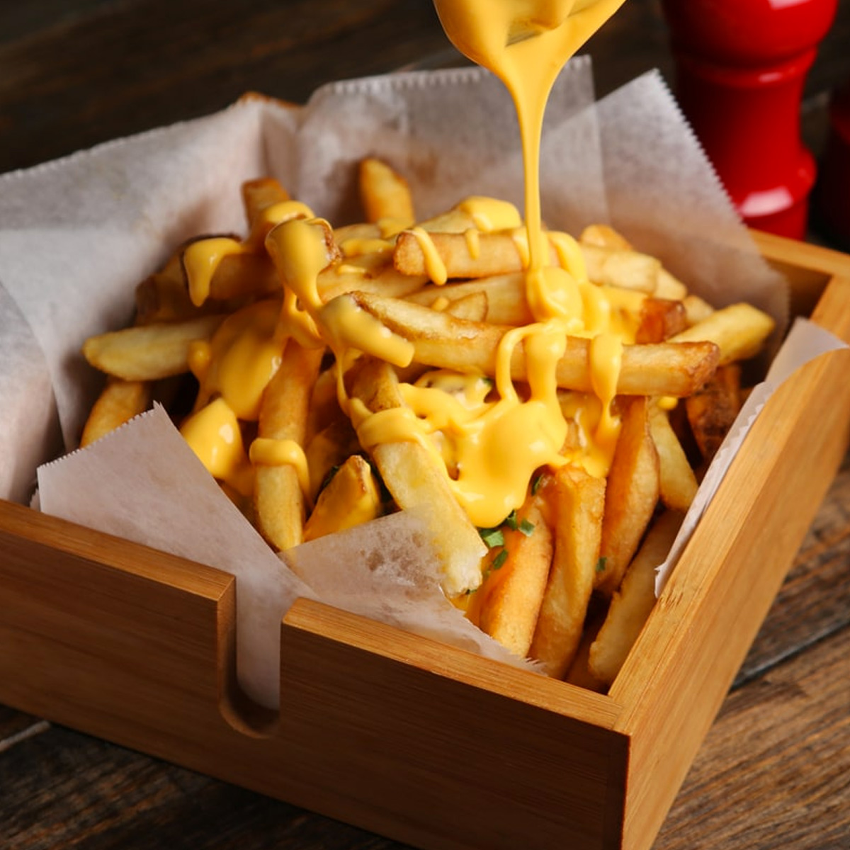 Order Cheese Fries food online from Rudy's Grill store, Summit Argo on bringmethat.com