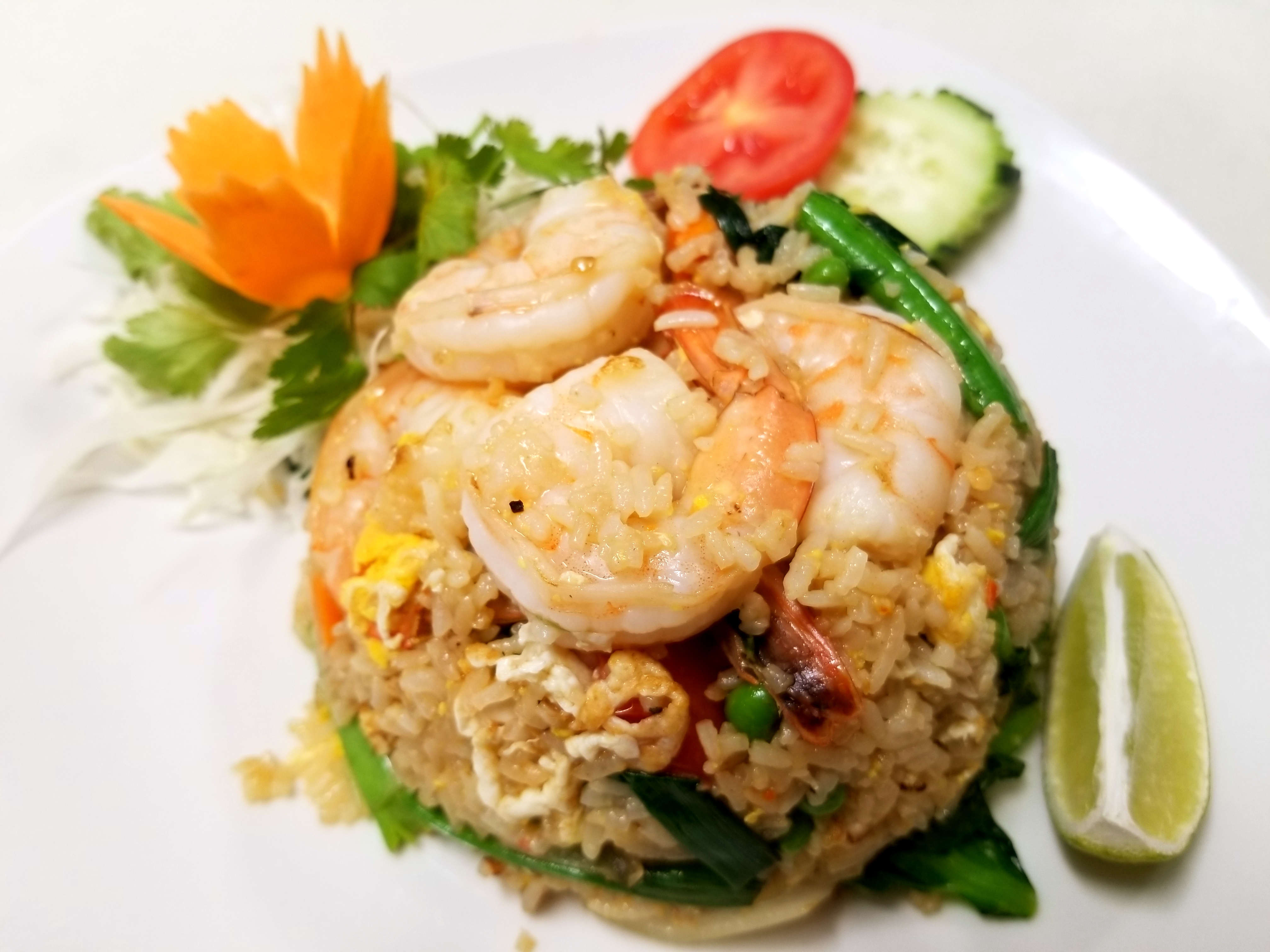 Order 25. Thai Fried Rice food online from Thai Elephants store, Watkins Glen on bringmethat.com
