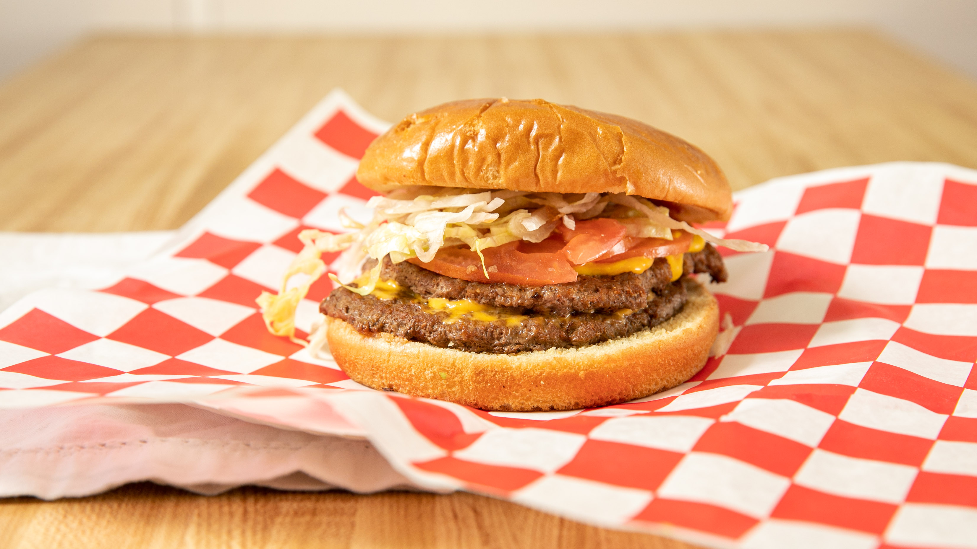 Order Double Cheese Burger food online from Al's Burgers & Fries store, Imperial Beach on bringmethat.com