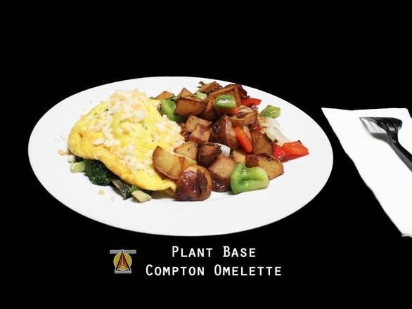 Order Plant Base Compton Omelete food online from Sunny Express Gourmet Fast Food store, Compton on bringmethat.com