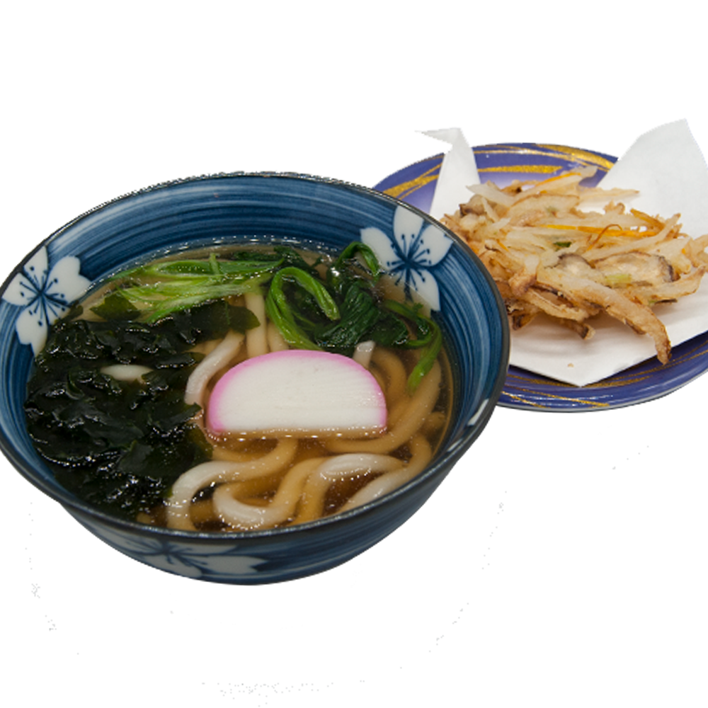 Order Kakiage Udon food online from Hikari Sushi store, San Francisco on bringmethat.com