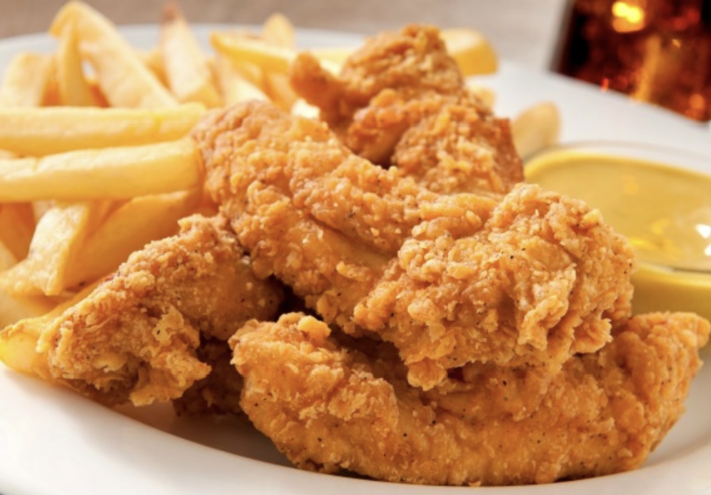 Order 1/2 Fried chicken with French fries food online from Taste Cafe & Grill store, Ozone Park on bringmethat.com