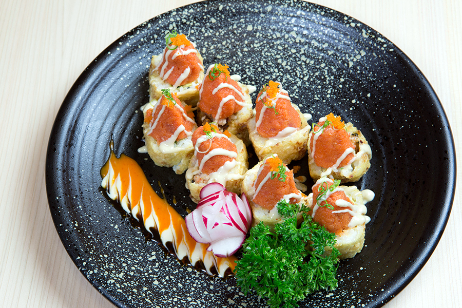 Order Volcano Roll (Soy) food online from Hi Sushi store, Bakersfield on bringmethat.com