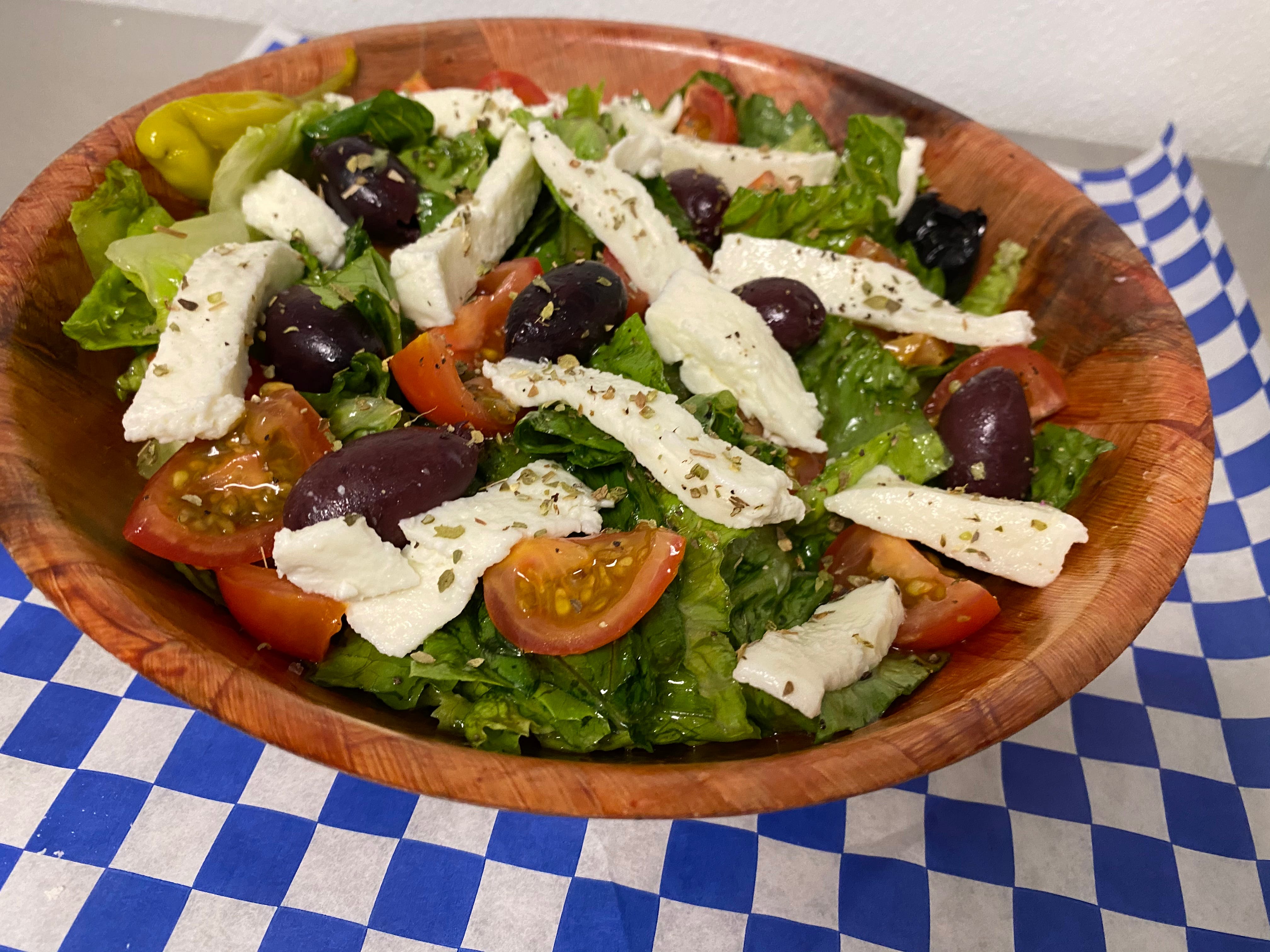 Order Side Salad - Salad food online from Reel Pizza Pies store, Surprise on bringmethat.com