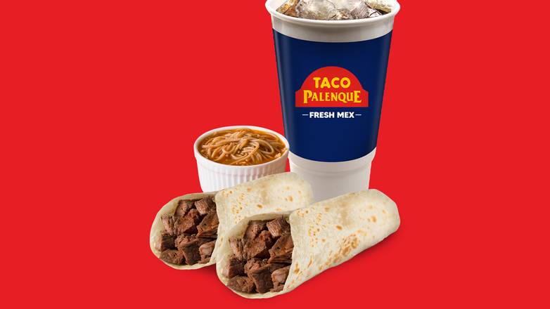 Order Combo Fajitas Tacos food online from Taco Palenque store, Helotes on bringmethat.com