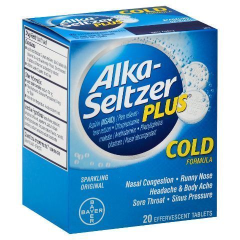 Order Alka Seltzer Plus Cold 20 Count food online from 7-Eleven store, Pittsburgh on bringmethat.com