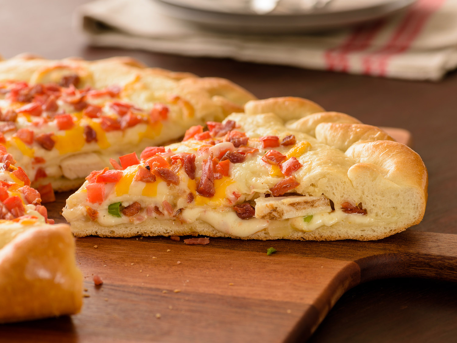 Order Chicken Bacon Stuffed Pizza (Baking Required) food online from Papa Murphy Pizza store, Arvada on bringmethat.com