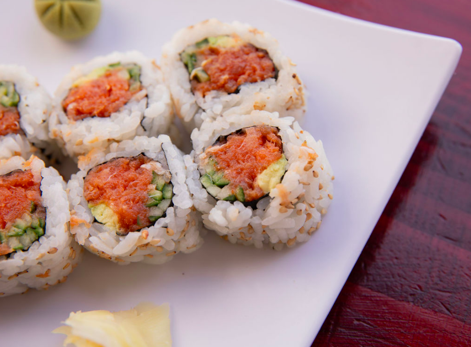 Order Spicy Tuna Roll food online from Meshuga 4 Sushi - N. La Brea Ave. store, Los Angeles on bringmethat.com