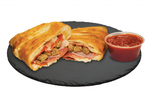 Order Meat Lovers Calzone food online from Mik Pizza store, Oxnard on bringmethat.com