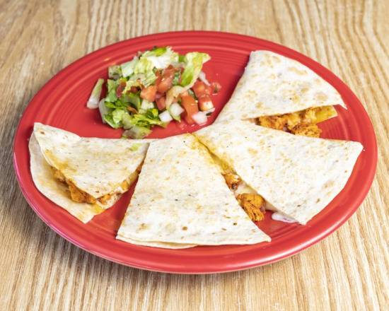 Order Al Pastor Quesadilla food online from Papalote Mexican Grill store, SF on bringmethat.com