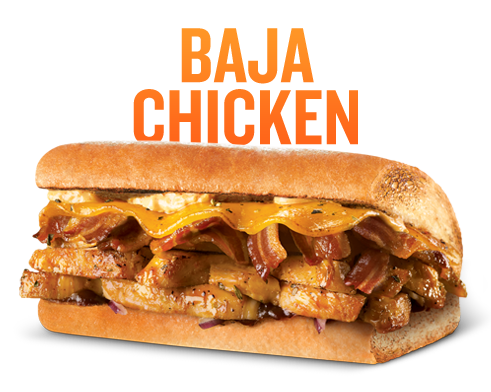 Order Baja Chicken Sub food online from Quiznos store, Raleigh on bringmethat.com