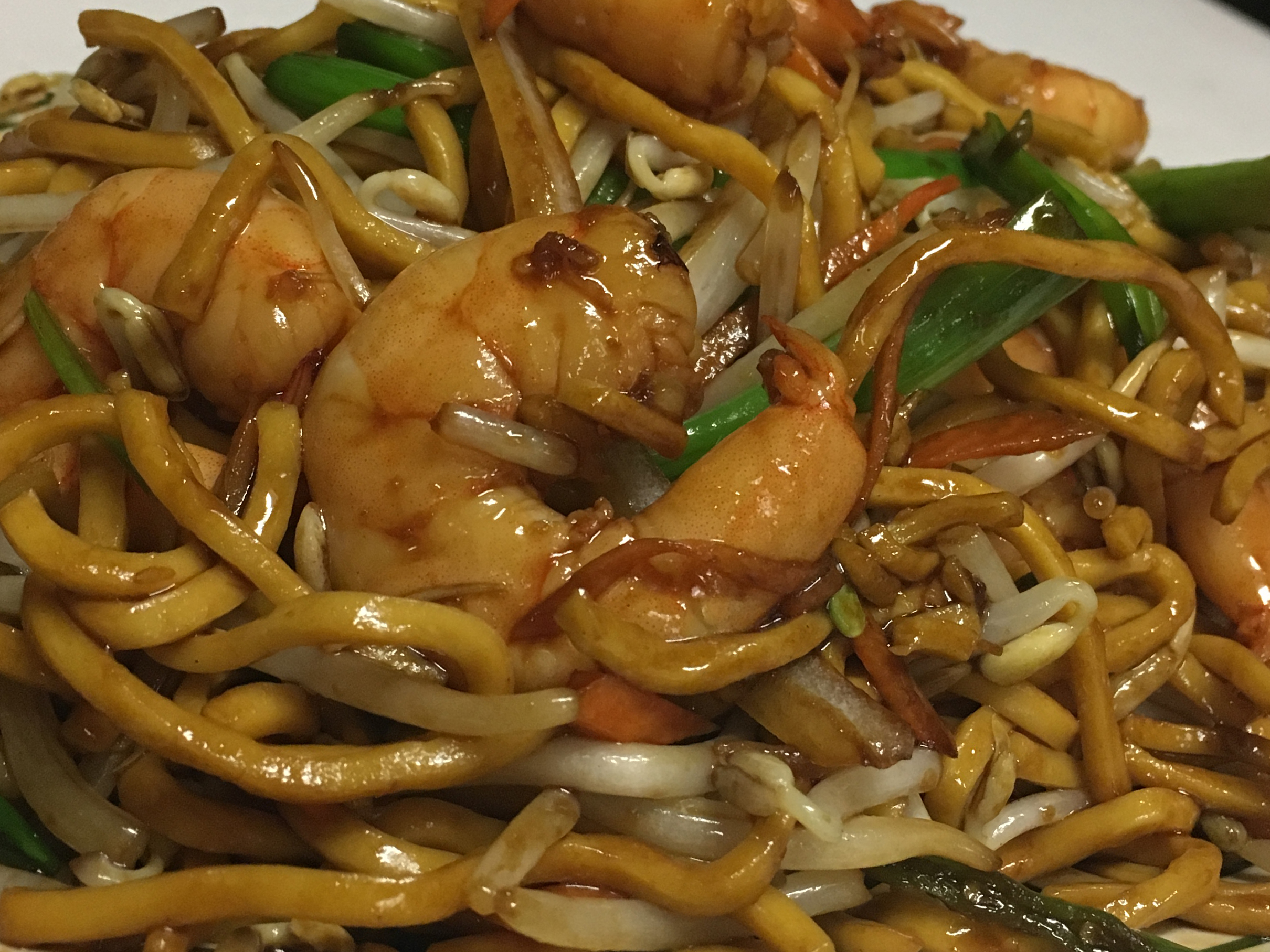 Order T5. Shrimp Cantonese Style Lo Mein food online from Chen's House store, Oak Lawn on bringmethat.com