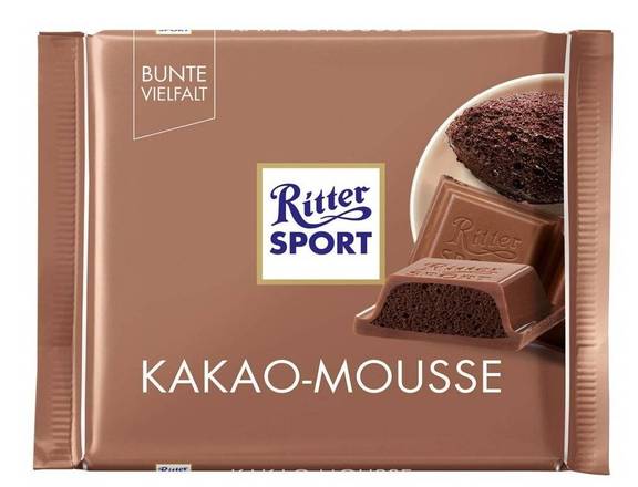 Order Ritter Sport Cocoa Mousse Chocolate (3.5 oz) food online from Classic Candy Shack store, San Francisco on bringmethat.com