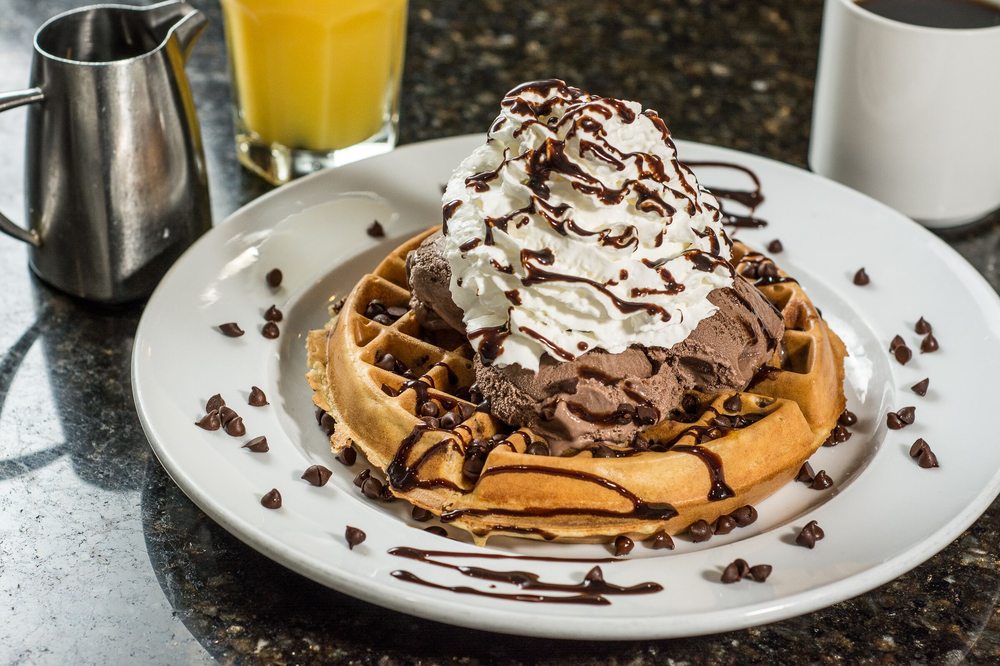 Order Double Chocolate Waffle food online from Happy Days Diner store, Thorndale on bringmethat.com