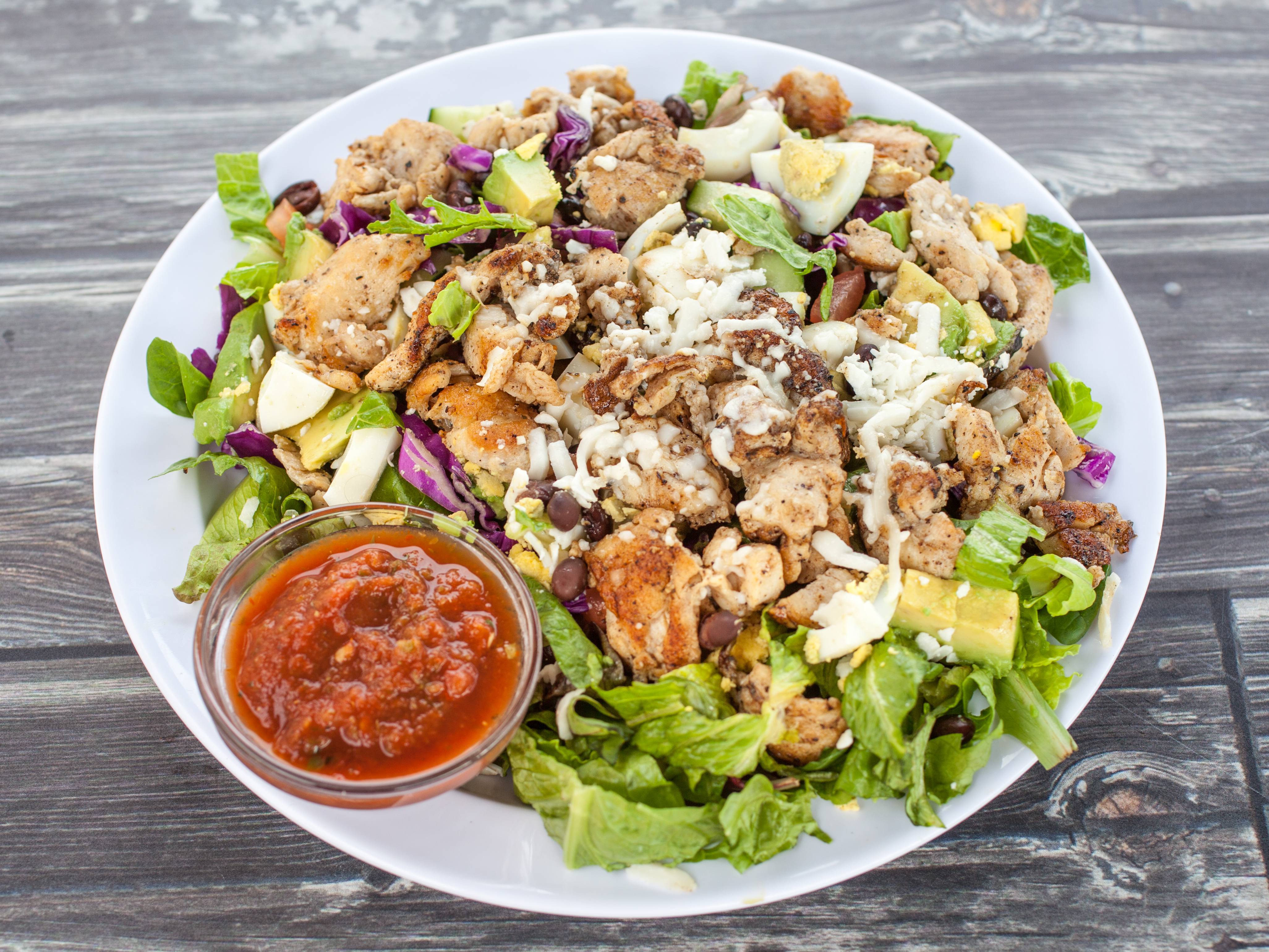 Order Southwest Grilled Chicken Salad food online from Taco Hut store, Ontario on bringmethat.com