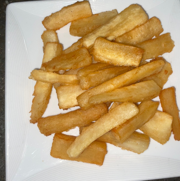Order Yuca Frita - Fried Cassava food online from Don Quijote Restaurant store, Manchester on bringmethat.com
