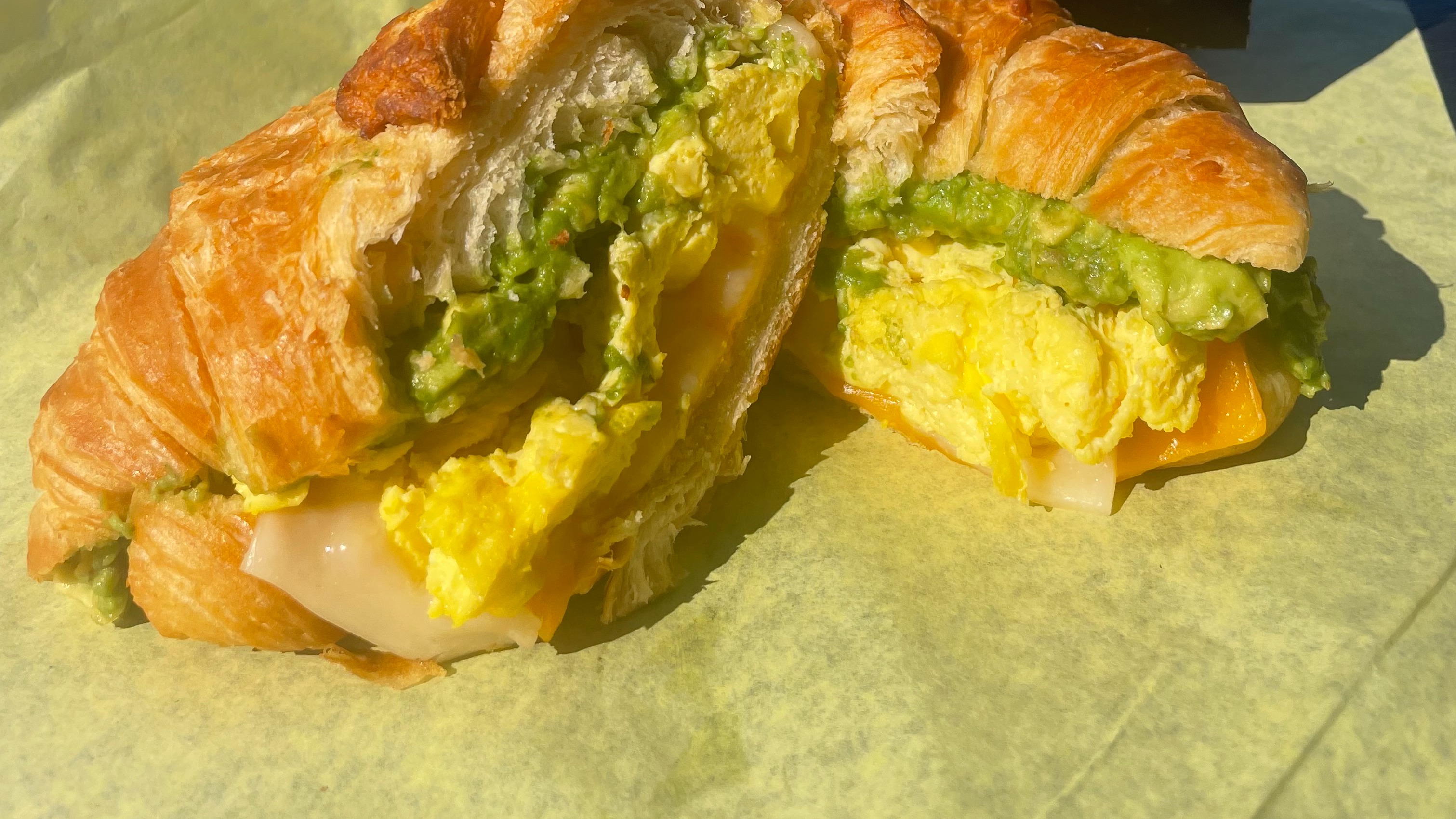 Order Egg & Cheese  Breakfast Crossiant  food online from New Brew Cafe store, North Highlands on bringmethat.com