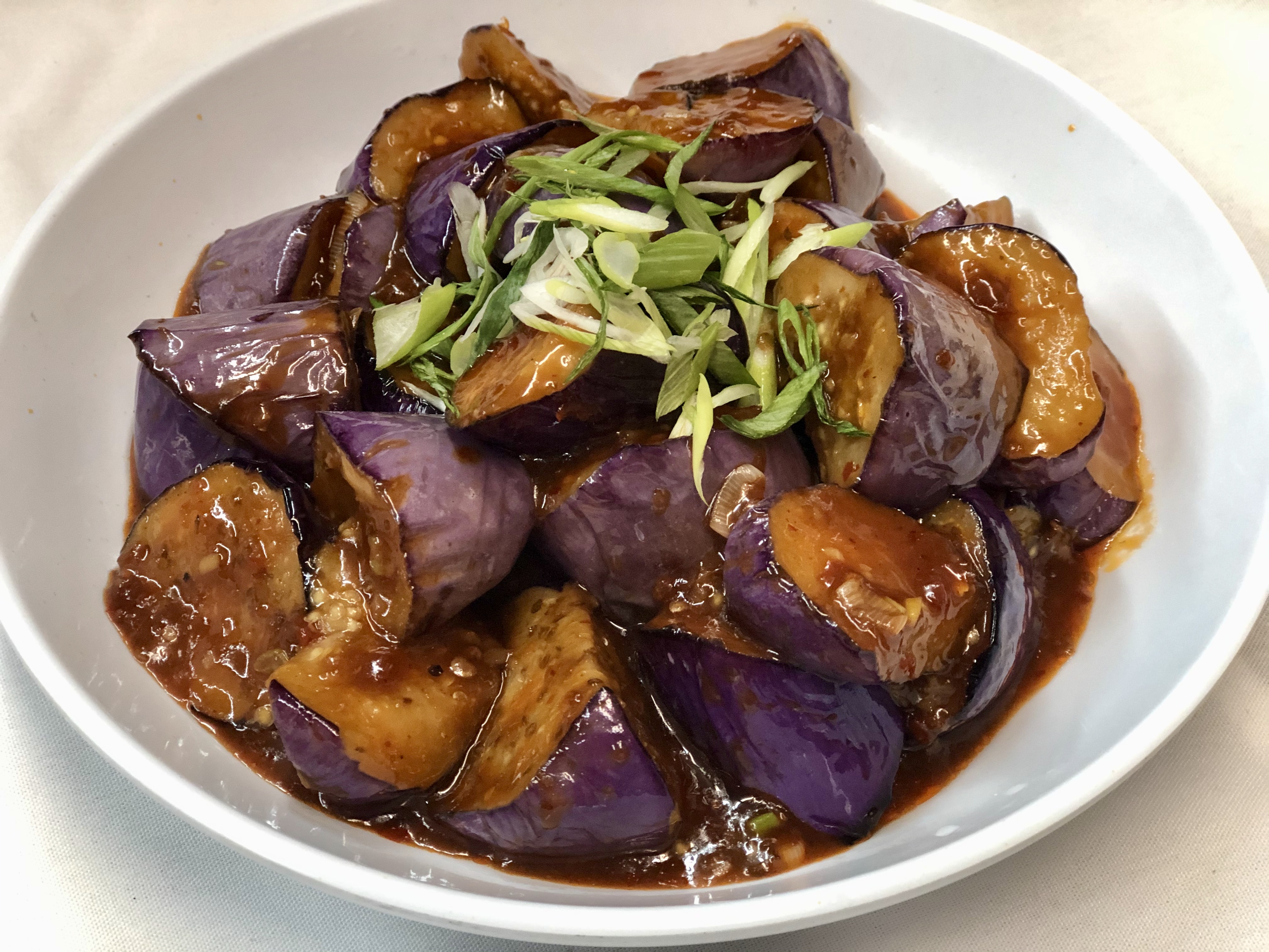 Order "yu-xiang" Chinese eggplant with minced pork 鱼香茄子 food online from Pyng ho store, Decatur on bringmethat.com