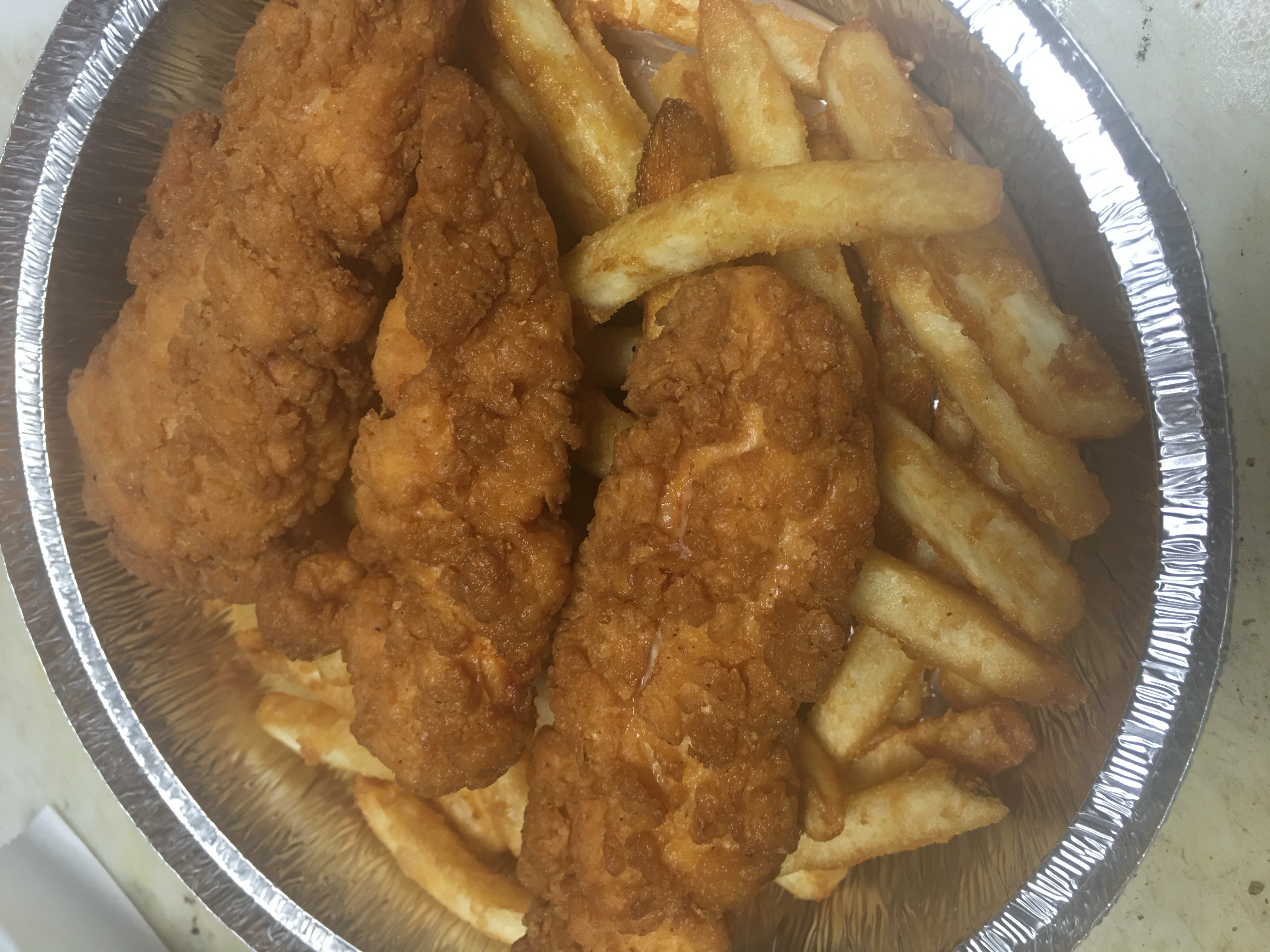 Order Chicken fingers w/ fries food online from Di Carlo Pizzeria store, Westbury on bringmethat.com