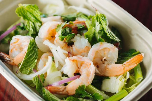 Order S4. Shrimp Salad food online from Thai 2 Go store, Dallas on bringmethat.com