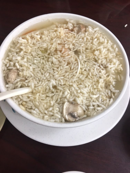 Order 5S. Shrimp and Sizzling Rice Soup food online from China star store, Reseda  on bringmethat.com