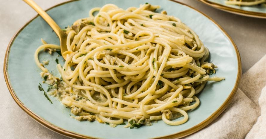 Order Pasta with Clam Sauce - Pasta food online from Lunetta pizza store, New York on bringmethat.com