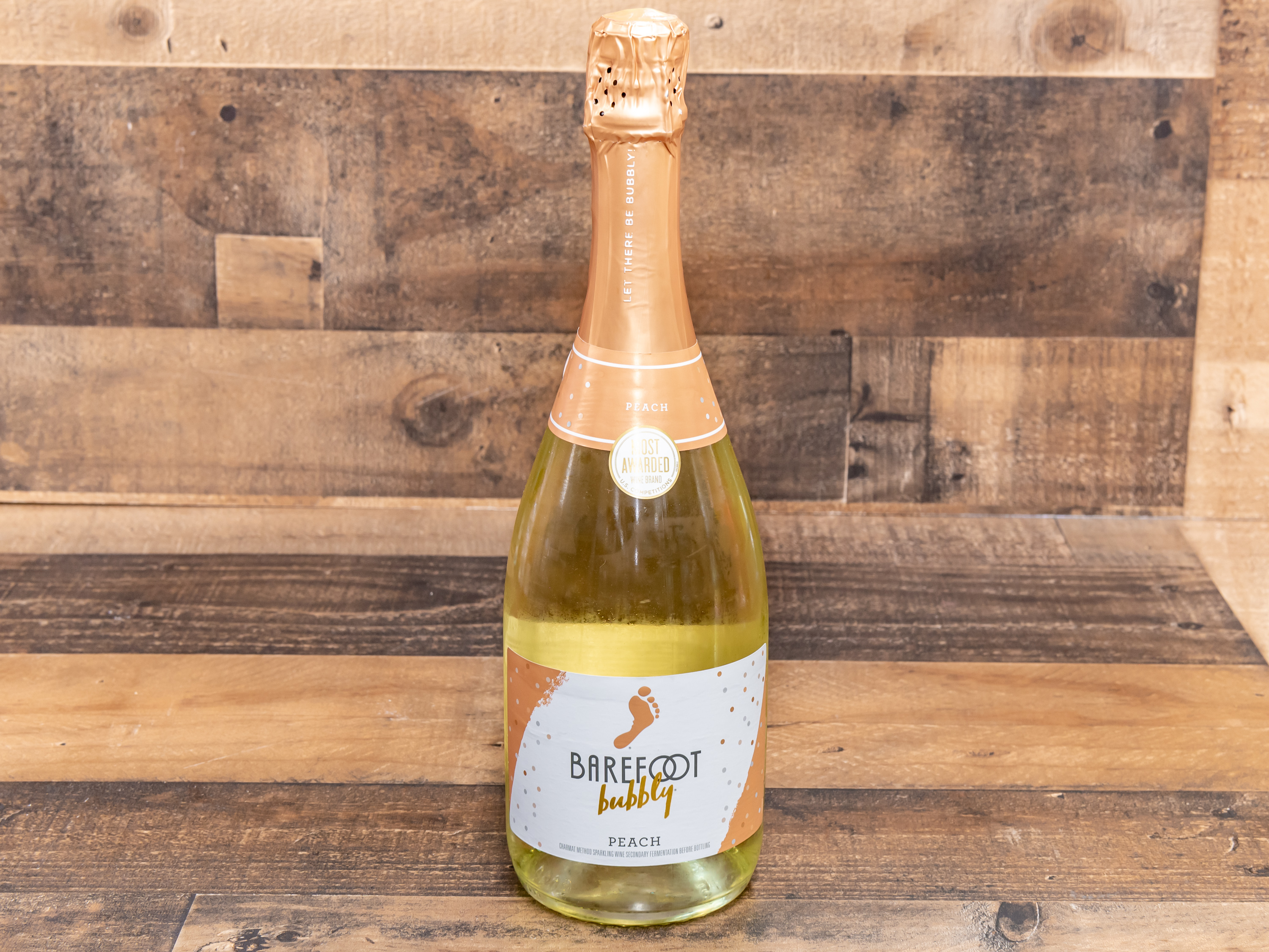 Order Barefoot Bubbly Peach food online from Belvedere Liquor store, Santee on bringmethat.com
