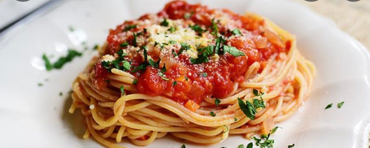 Order Pasta with Tomato Sauce - Pasta food online from Bella Sera Italian Restaurant store, Copperas Cove on bringmethat.com
