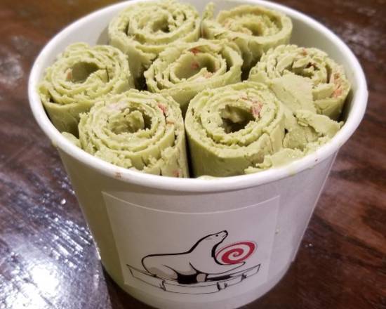 Order Matcha Ur Heaven Rolled Ice Cream food online from Guidos Chicago Hot Dogs store, Kennesaw on bringmethat.com
