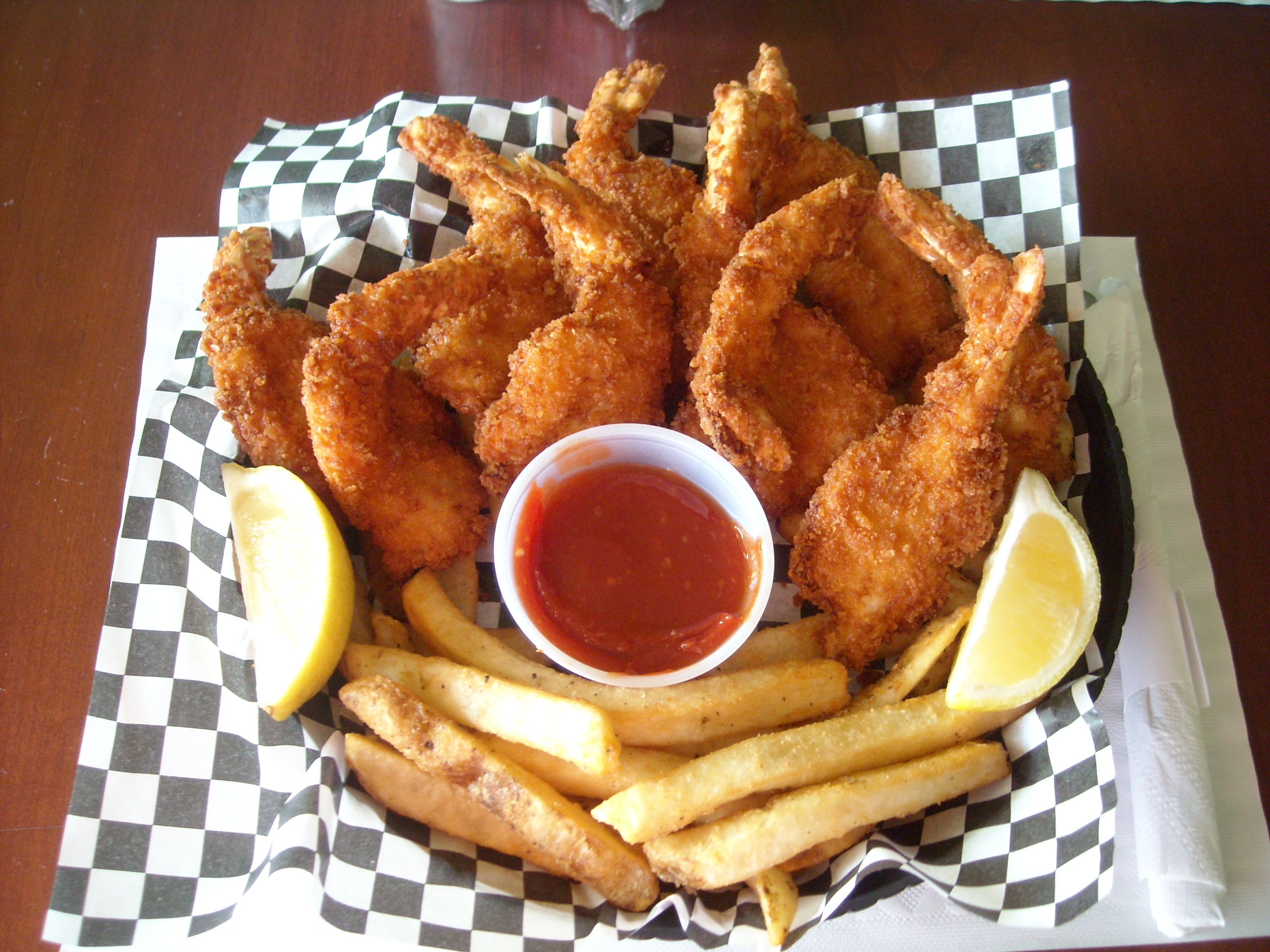 Order Gulf Shrimp Platter food online from Salsa Grill store, Woodlawn on bringmethat.com