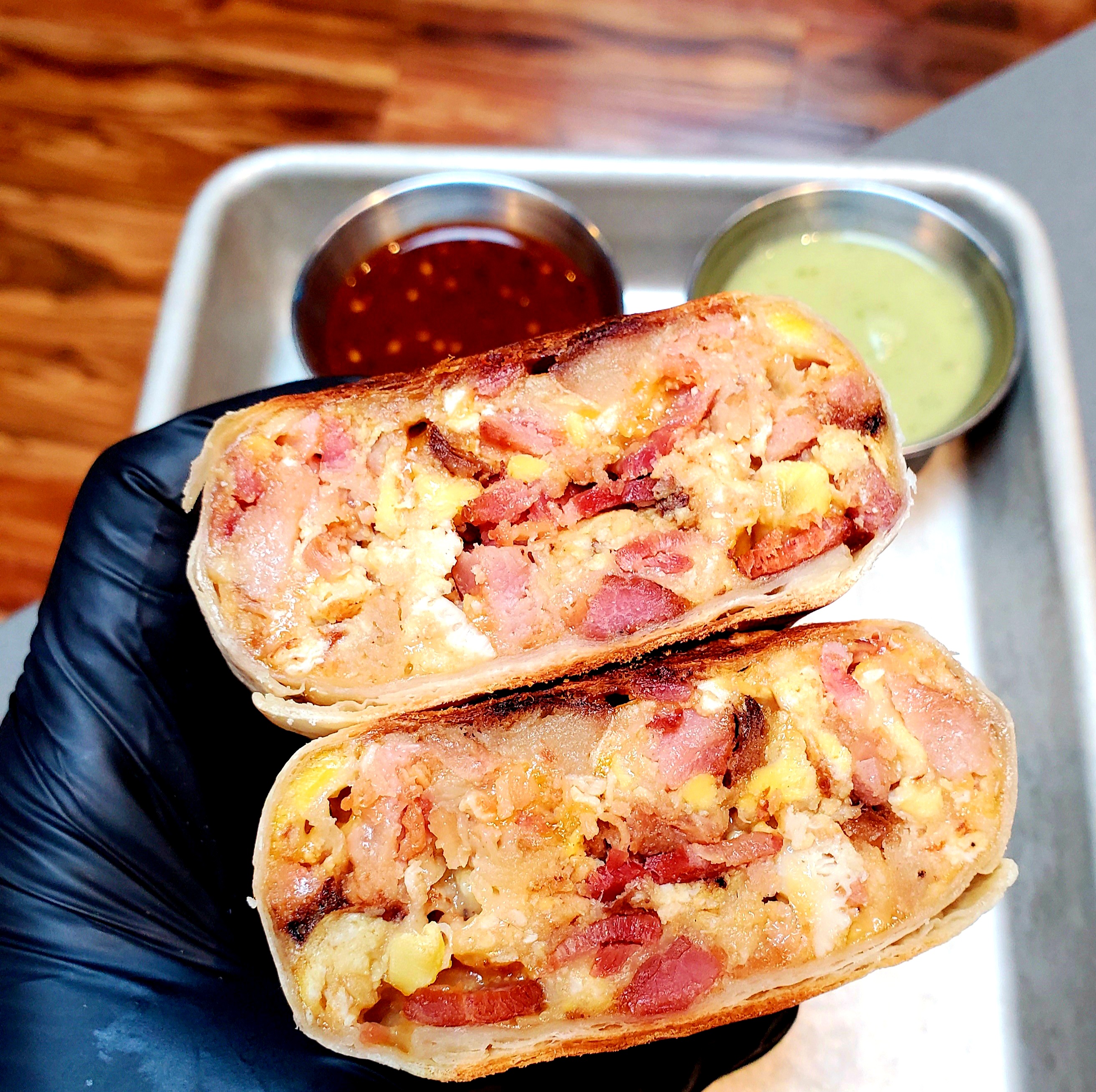 Order Bacon Burrito food online from Cafe Con Todo store, Seattle on bringmethat.com