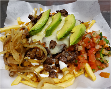 Order Azada Fries food online from Chinelos Mexican Food store, Littleton on bringmethat.com