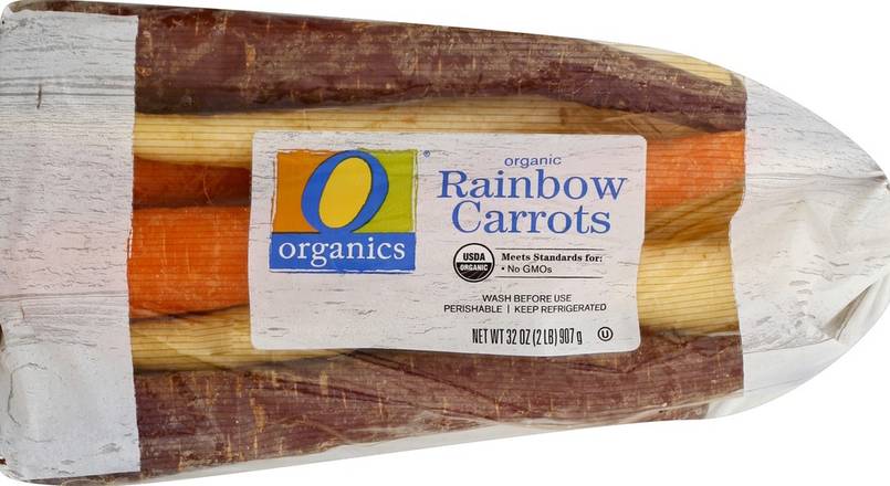 Order O Organics · Carrots Rainbow (2 Lb) food online from Jewel-Osco store, Libertyville on bringmethat.com