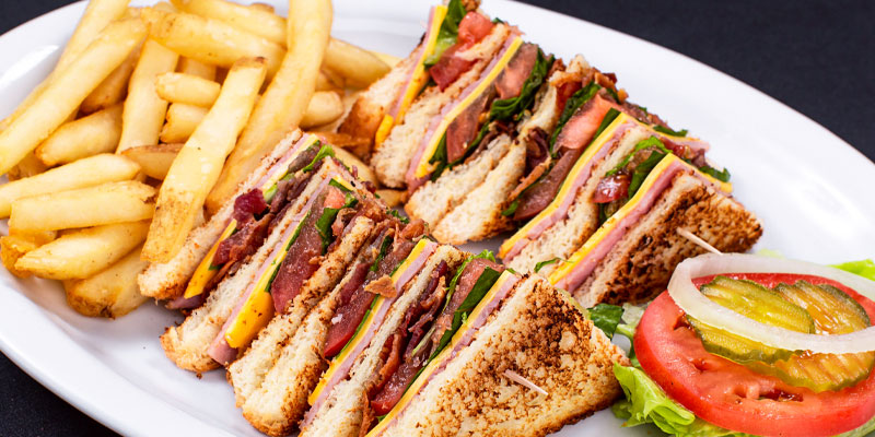 Order Triple Decker Club Sandwich food online from Danny Restaurant store, Laredo on bringmethat.com