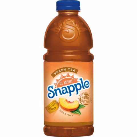 Order Snapple Peach Tea 32oz food online from 7-Eleven store, Los Angeles on bringmethat.com
