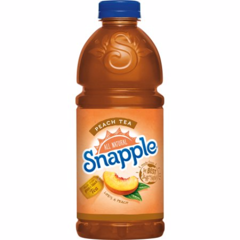 Order Snapple Peach Tea 32oz food online from 7-Eleven store, Center Moriches on bringmethat.com