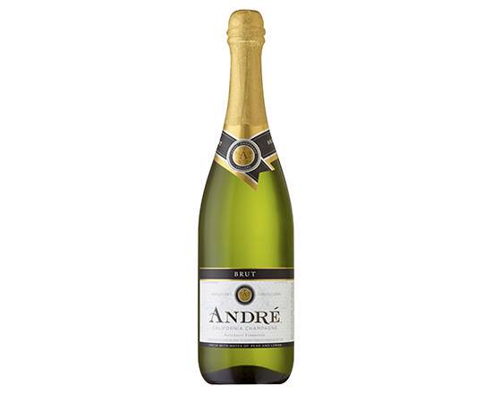 Order Andre Brut, 750mL champagne (9.5% ABV) food online from Kwik Pik Market store, Ukiah on bringmethat.com