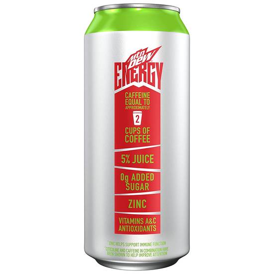 Order Mountain Dew Rise Cherry Lime Energy Drink Can food online from Exxon Food Mart store, Port Huron on bringmethat.com