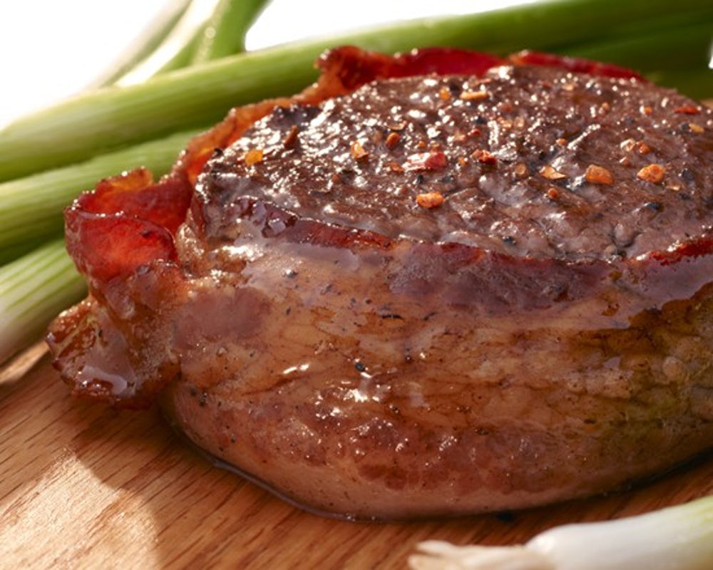 Order Bacon-Wrapped Steaks food online from Sizzler store, South Jordan on bringmethat.com