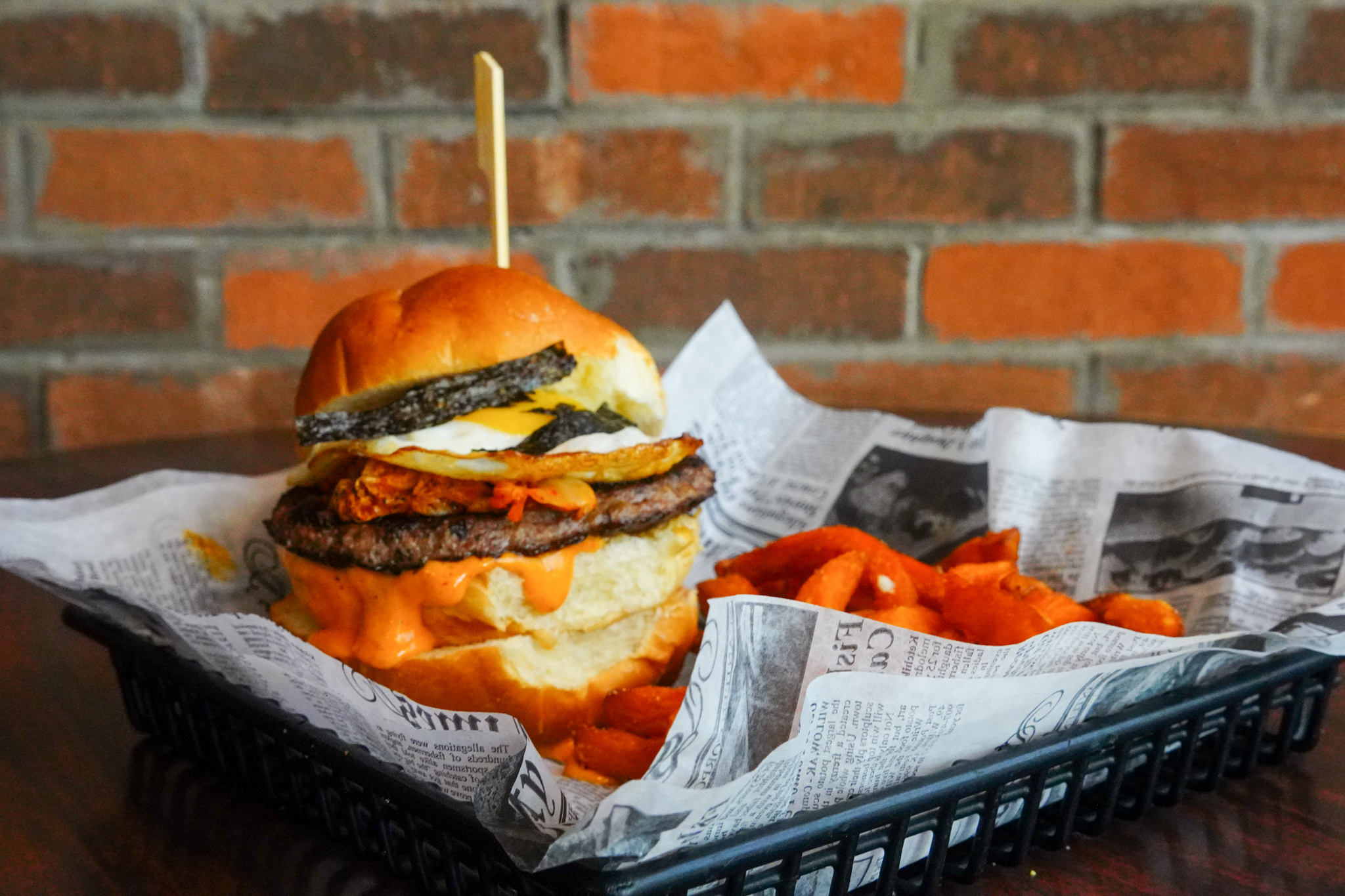 Order The Yinzer Burger food online from August Henry's City Saloon store, Pittsburgh on bringmethat.com