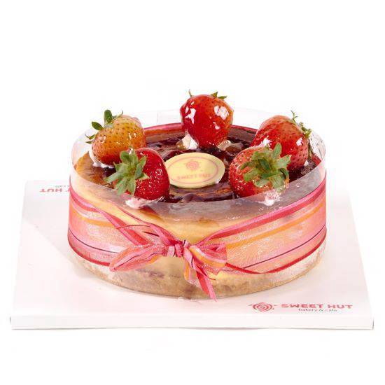 Order Strawberry Cheesecake 6" food online from Sweet Hut Bakery & Cafe store, Marietta on bringmethat.com