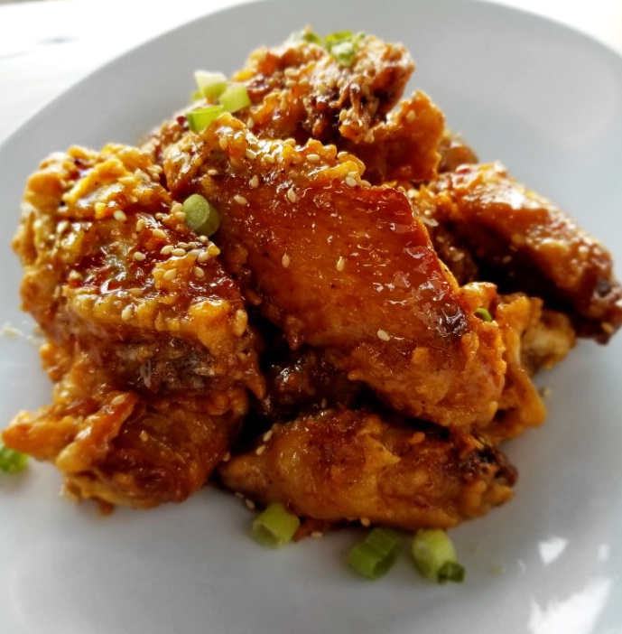 Order Sweet & Spicy Wings   (양념 치킨윙) food online from Cafe Patio store, Fullerton on bringmethat.com