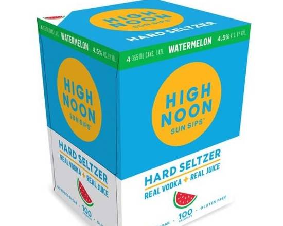 Order high noon watermelon 4pk cans food online from Windy City Liquor Market store, El Cajon on bringmethat.com